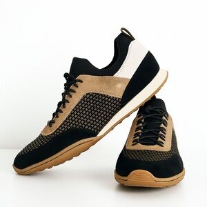 Stylish Black and Tan Sneakers: Born